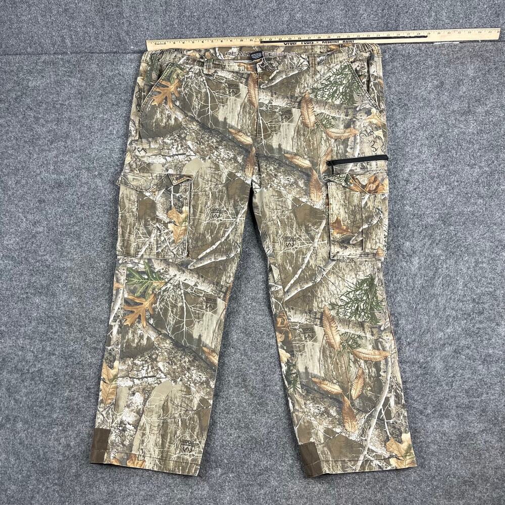 Realtree Cargo Pants Mens Size XXL Camo Hunting Outdoor Tactical Multi Pocket